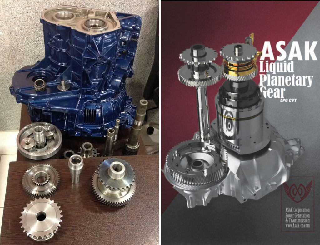 CVT آساک برای خودروهای سواری